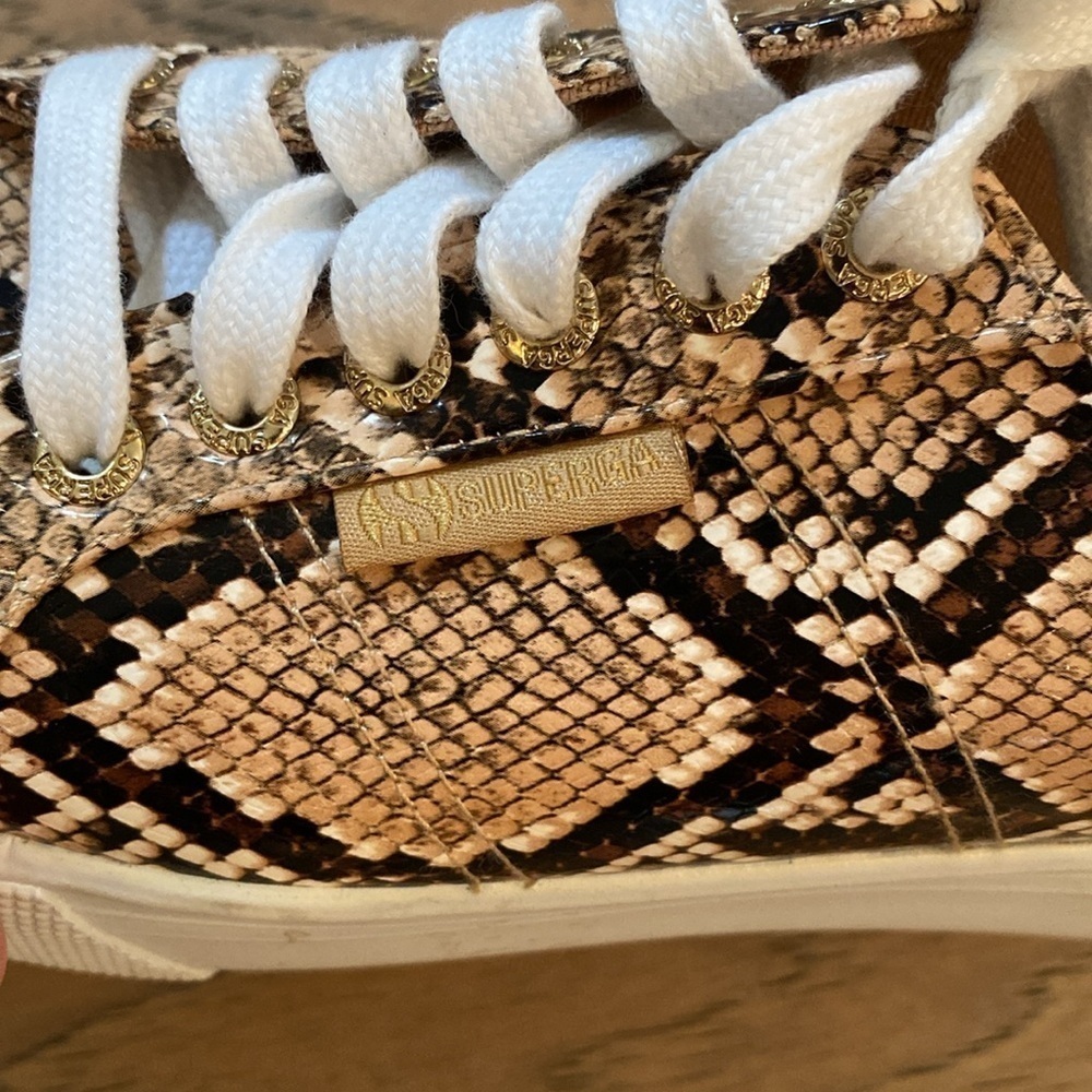 Superga Snakeprint Platform Sneakers - Picture 7 of 7